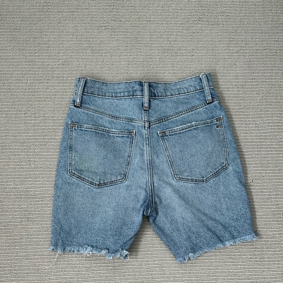 Madewell High-rise Mid-length Denim Shorts - SZ 26 - Picture 3 of 5